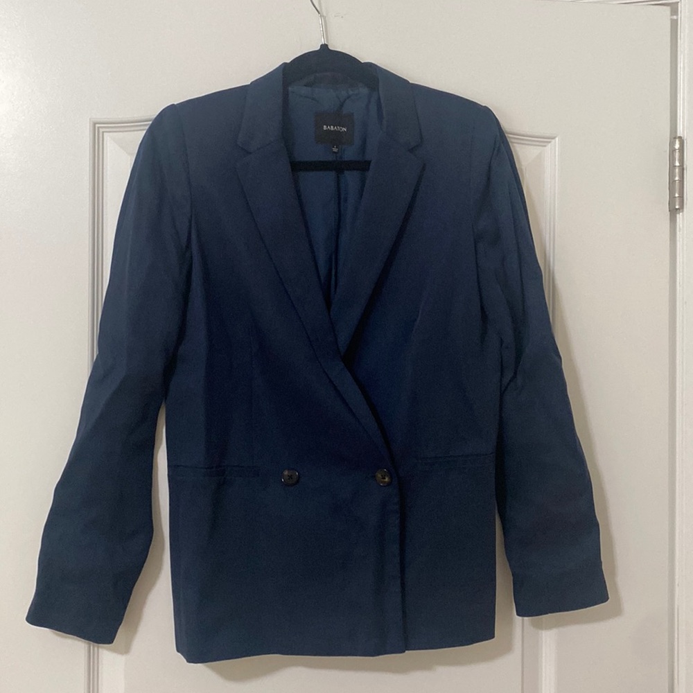 Babaton Navy Blazer sz4
